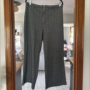 Wild Fable Plaid Cropped Zip Up Pants